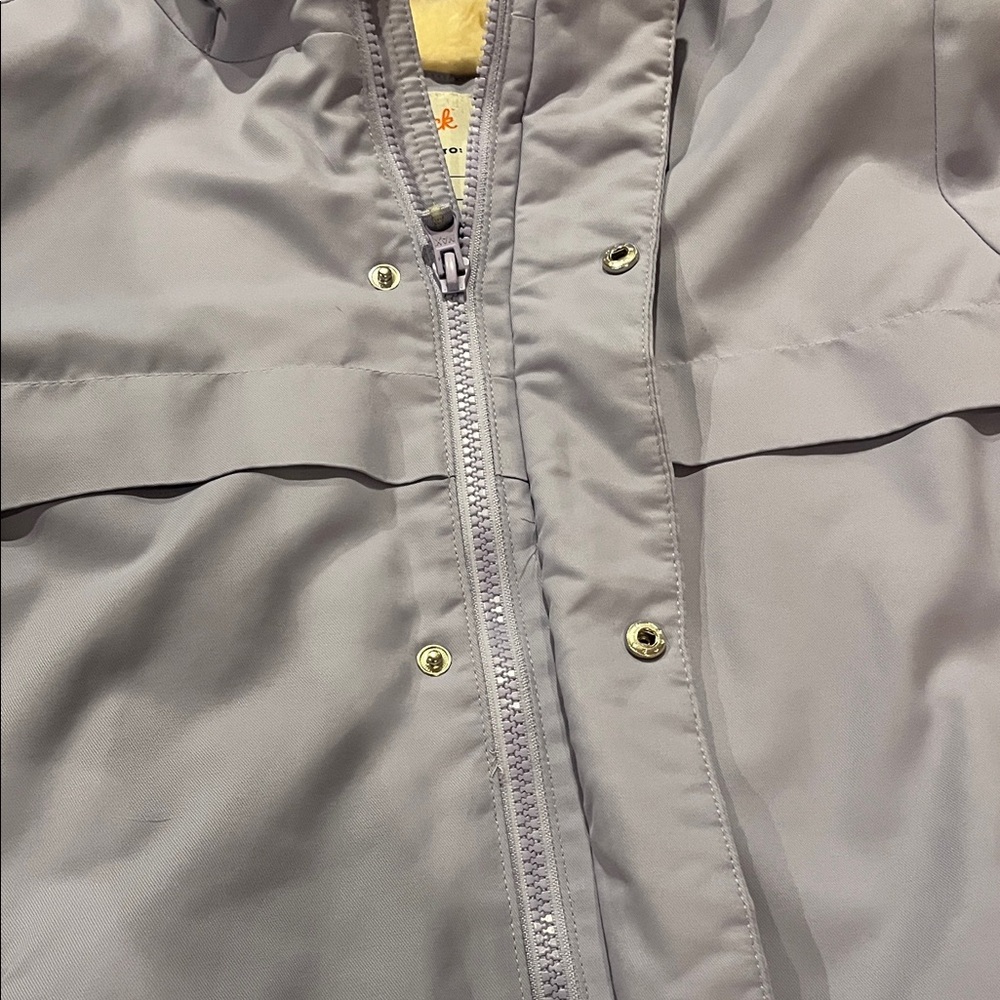 Cat & Jack Light Purple Hooded Jacket and Heart Rain Coat Bundle - Picture 4 of 13